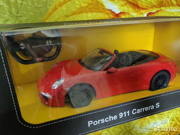 Новая Машина Rastar ру 1:12 Porsche 911 Carrera S