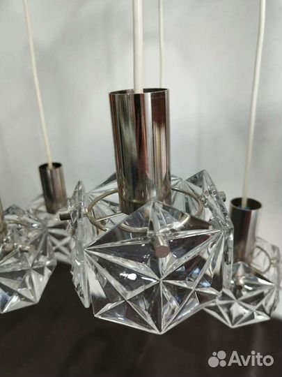 Хрустальная люстра паук СССР
