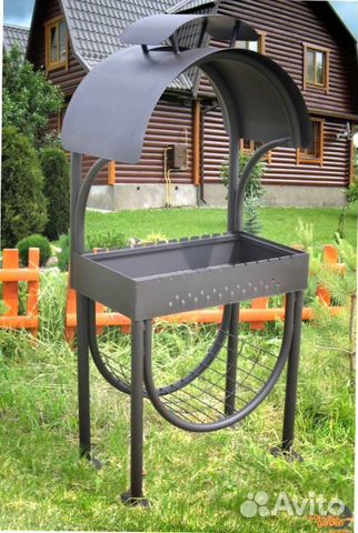 Мангал С печкой под казан