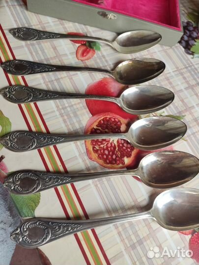 Набор серебряных ложек СССР