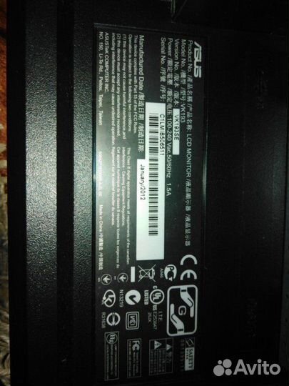 Монитор asus 19