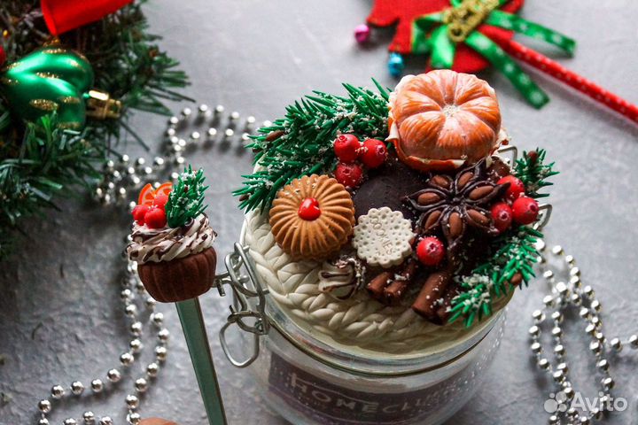 Баночки с декором из полимерной глины