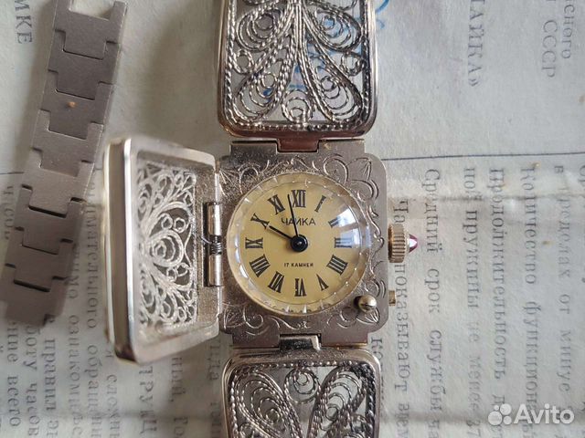 Винттажные женские часы чайка 1986г объявление продам