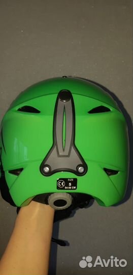 Шлем горнолыжный с очками, комплект, в отличном С