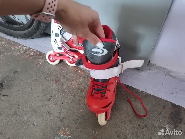 Роликовые коньки детские раздвижные