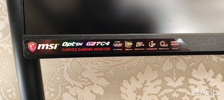 Монитор MSI Optix G27C4 165 гц, IPS