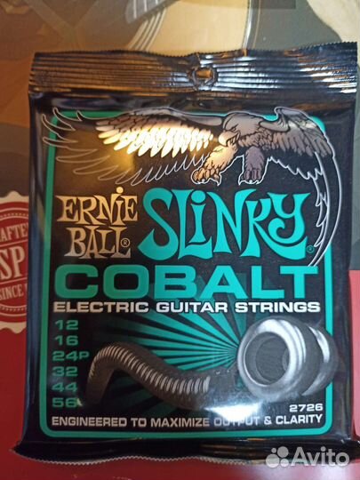 Струны для электрогитары Ernie Ball Cobalt 12-56