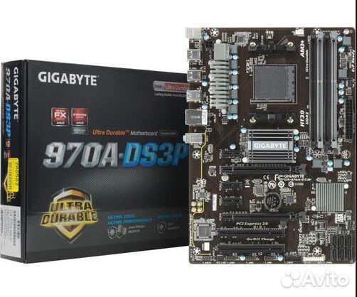 Комплект Gigabyte ga-970a ds3p + FX 8300 процессор