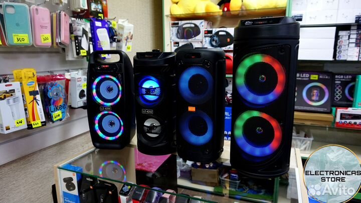 Блютуз Колонка Большая с Микрофоном ZQS-6212