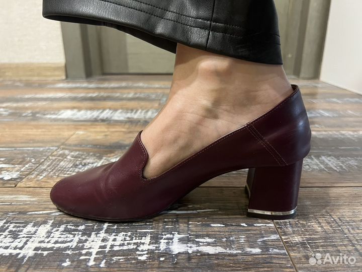 Туфли Массимо Дутти, 37 размер, бордовые