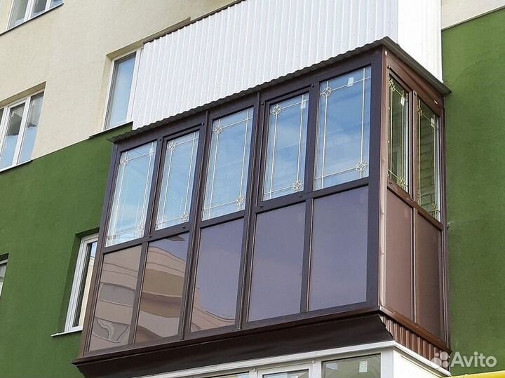 Остекление балконов и лоджий под ключ Q1647
