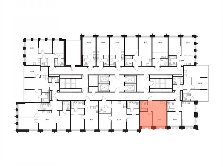 1-к. квартира, 37,5 м², 23/32 эт.