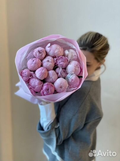 Пионы в зимнее время