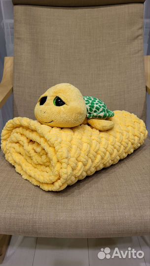 Плед детский плюшевый