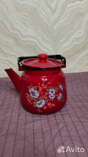 Чайники эмалированные