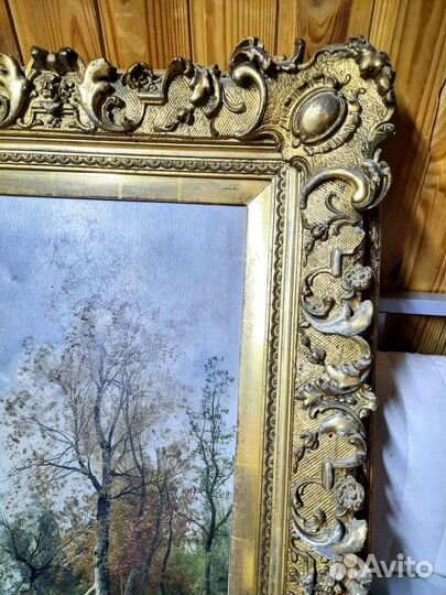 Картина старинная R. dukat