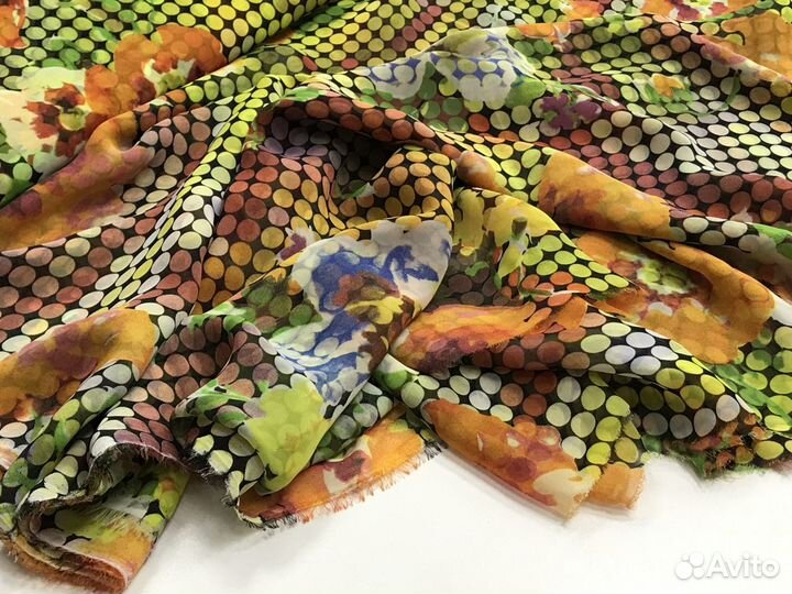Ткани / шифон набивной