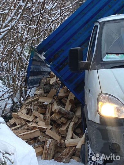 Дрова березовые. Колотые