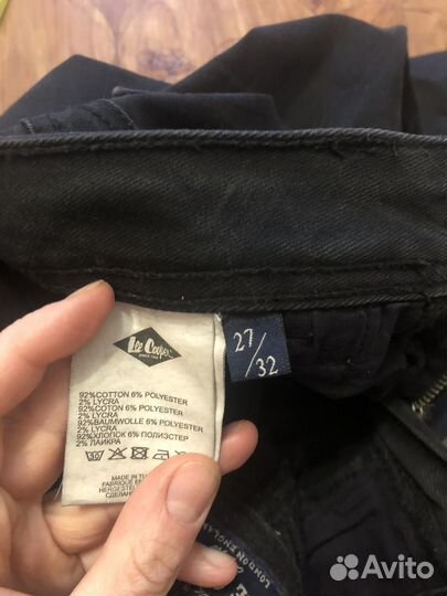 Джинсы Lee черные