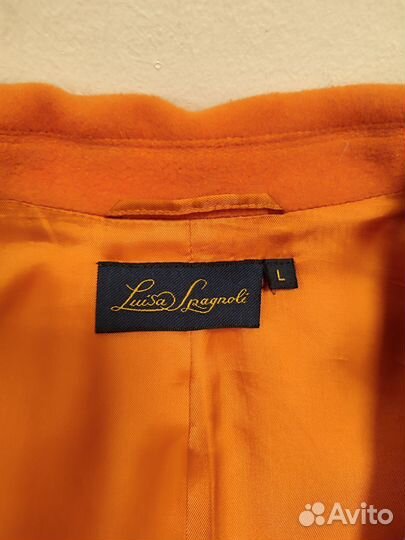 Пальто Luisa Spagnoli шерсть 48 размер