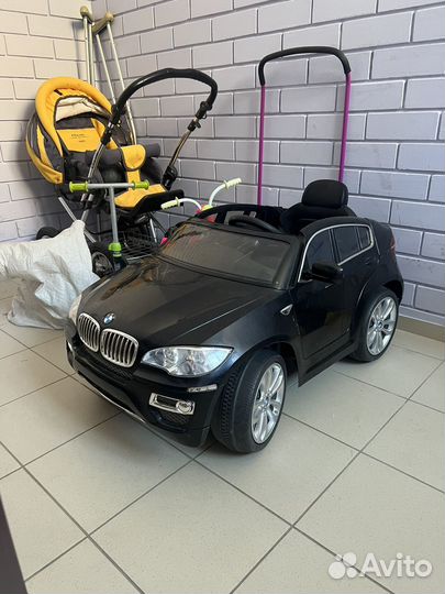 Детский электромобиль bmw x6 авто