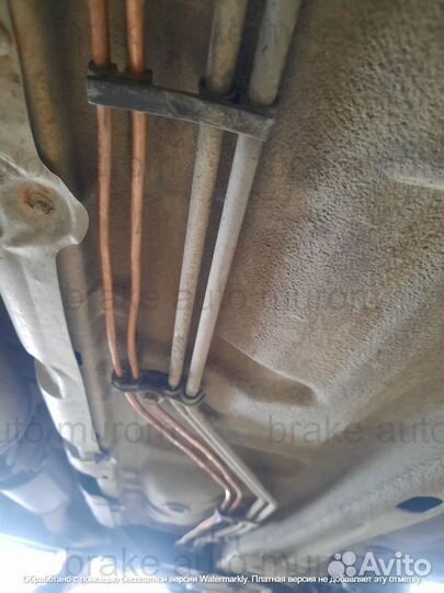 Трубка тормозная задняя левая Шевроле Лачетти
