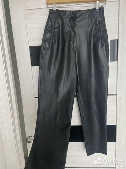 Кожаные брюки Zara s