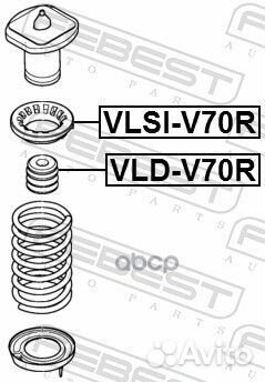 Отбойник амортизатора зад прав/лев volvo S8