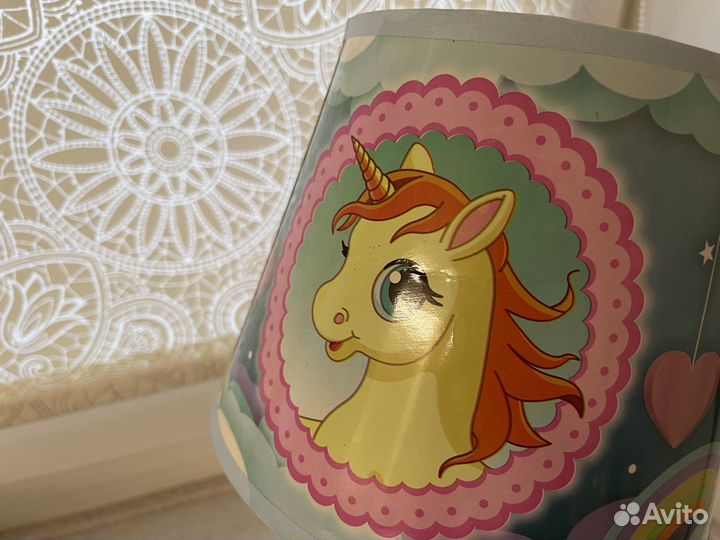 Лампа единорог