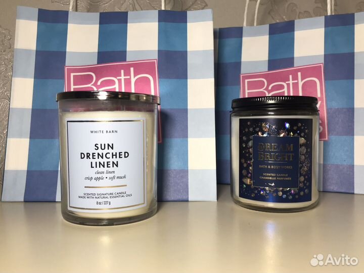 Bath and body works свеча