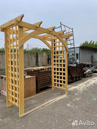 Пергола без скамейки
