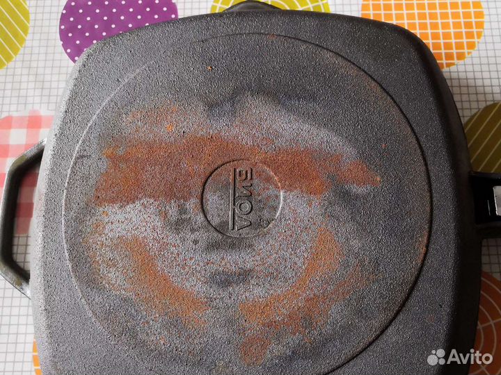 Чугунная сковорода гриль
