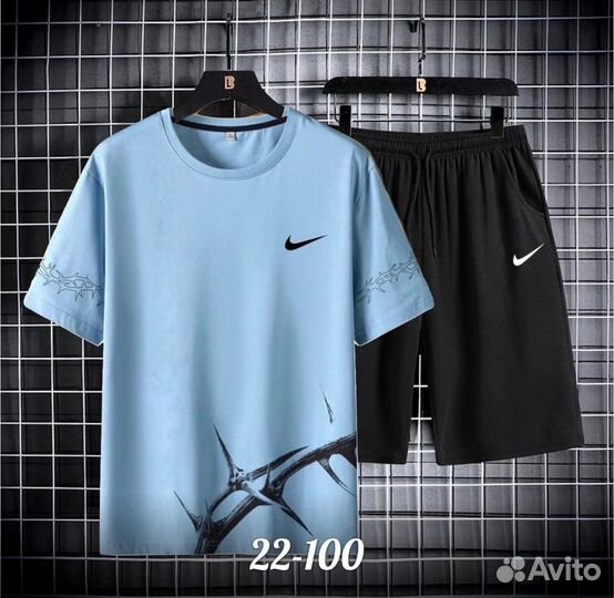 Летний костюм футболка nike