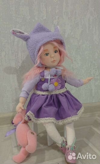 Кукла шарнирная текстильная