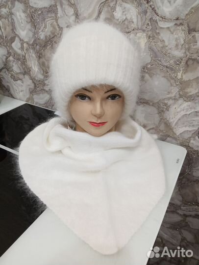 Шапка зимняя ангора