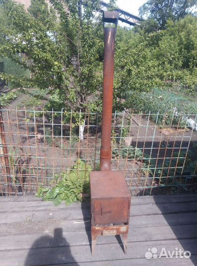 Печь буржуйка чугунная