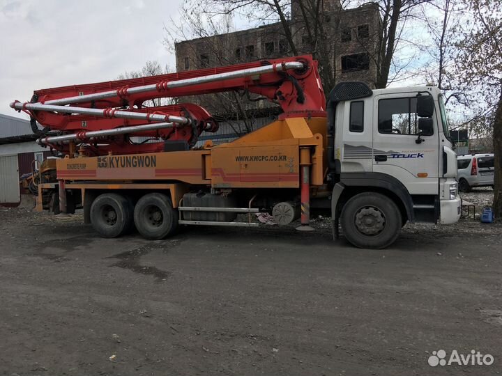 Услуги автобетононасоса