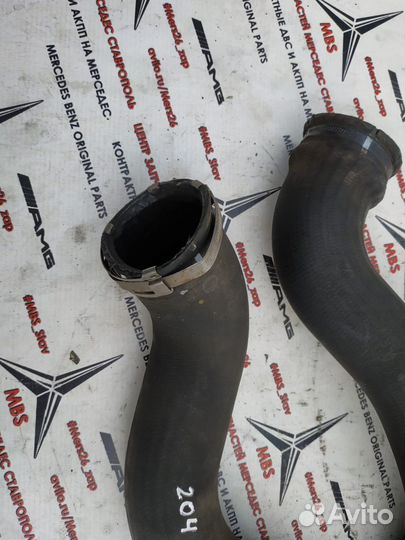 Патрубок интеркулера Om646 W204 Mercedes