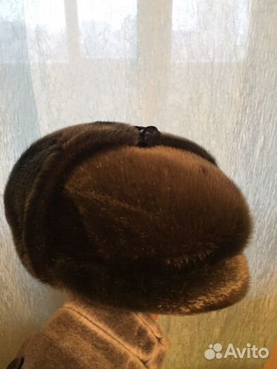 Меховая мужская кепка