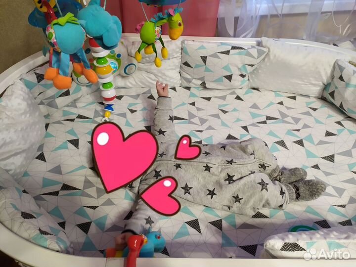 Кроватка круглая/овальная