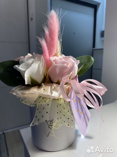 Букет цветов из мыла