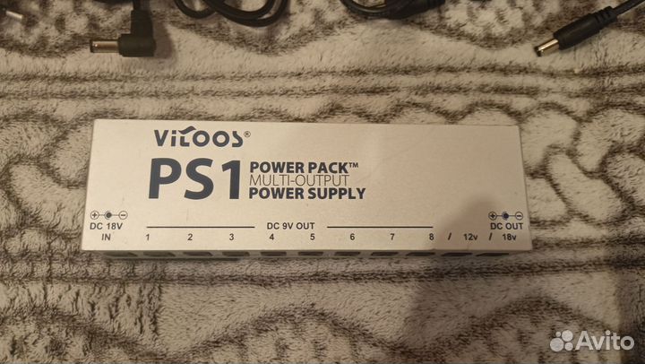 Блок питания для педалборда Vitoos PS1