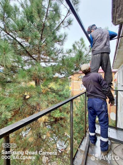 Внутренняя отделка балкона/Остекление