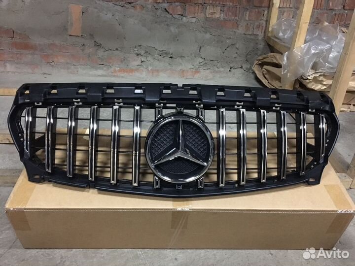 Решетка радиатора Mercedes CLA W117 2016г - 2019г