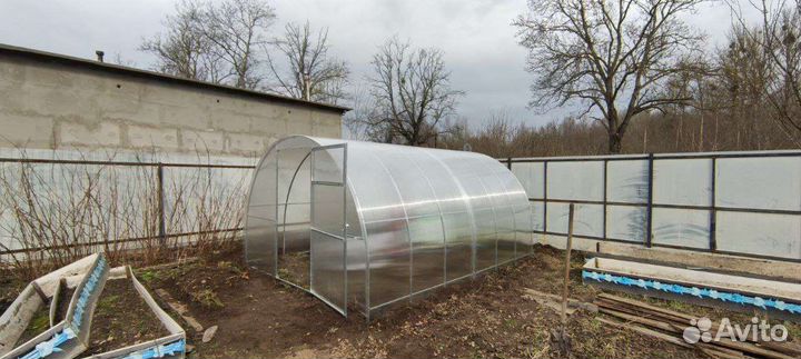 Теплица усиленная 8м поликарбонат,рассрочка,кредит
