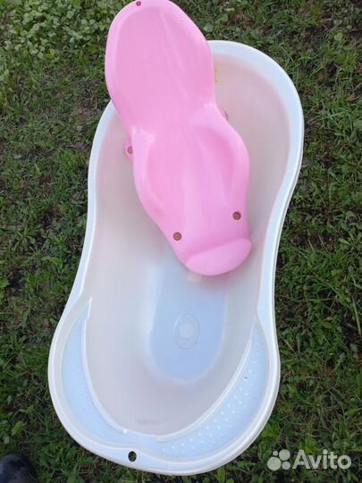 Ванночка для купания с горкой