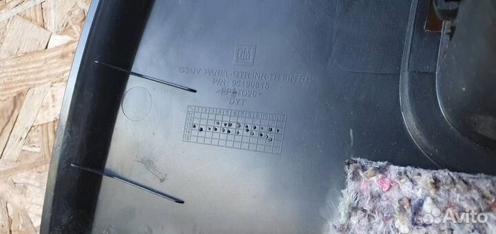 Обшивка багажника правая Opel Mokka 2012-2019