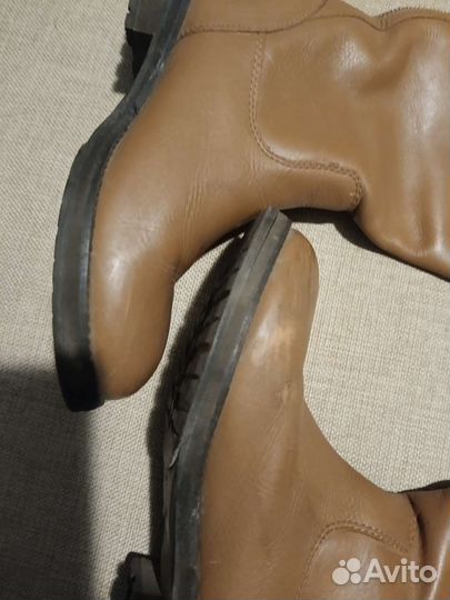 Сапоги женские 37 размер натуральная кожа