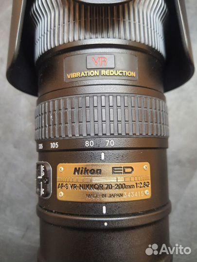 Объектив Nikon AF-S VR 70-200 2.8G