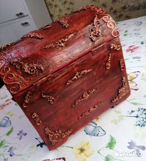 Шкатулка Ларец,Ручная работа
